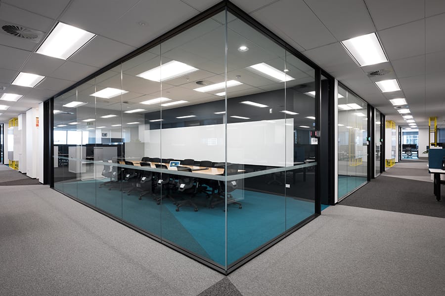 Premium glass and aluminium works for modern office partitions in Karachi